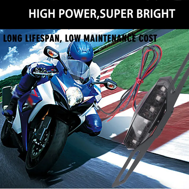 12 В велосипедный задний тормозной светильник светодиодный Светильник