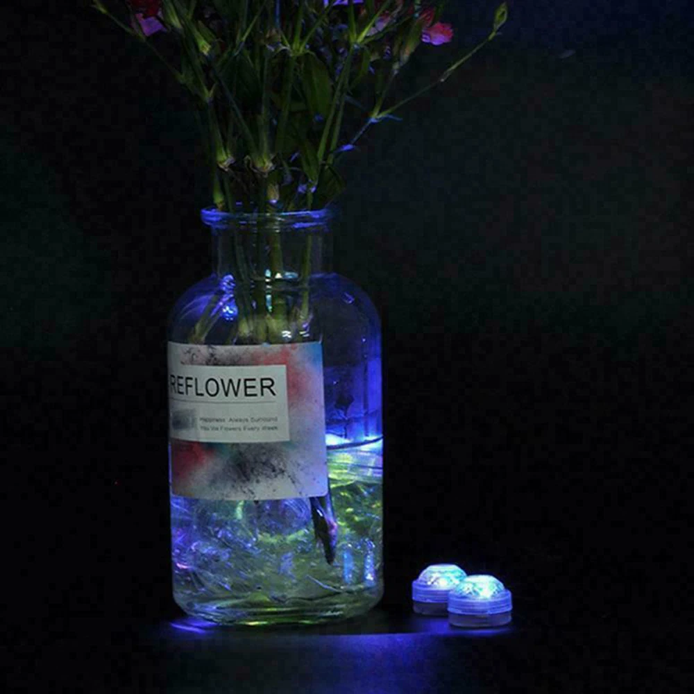 10 шт. светодиодный подводный светильник с пультом дистанционного управления