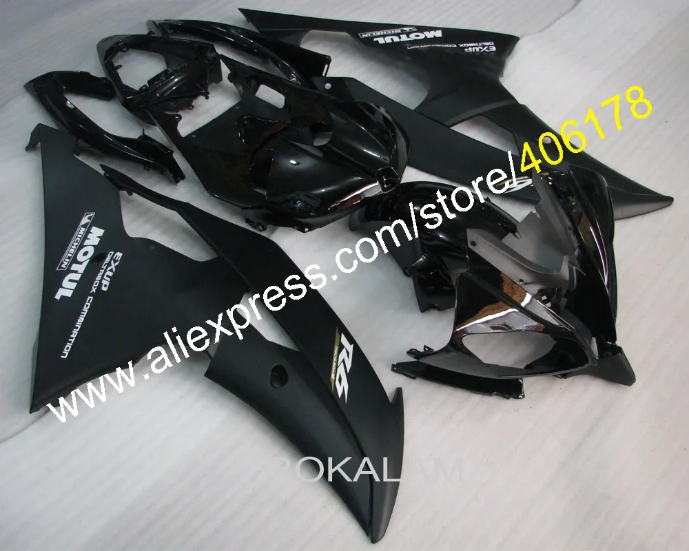 YZF600 R6 08 16 комплект кузова для Yamaha YZFR6 2008 2009 2010 2011 2012 2015 2016 черные комплекты