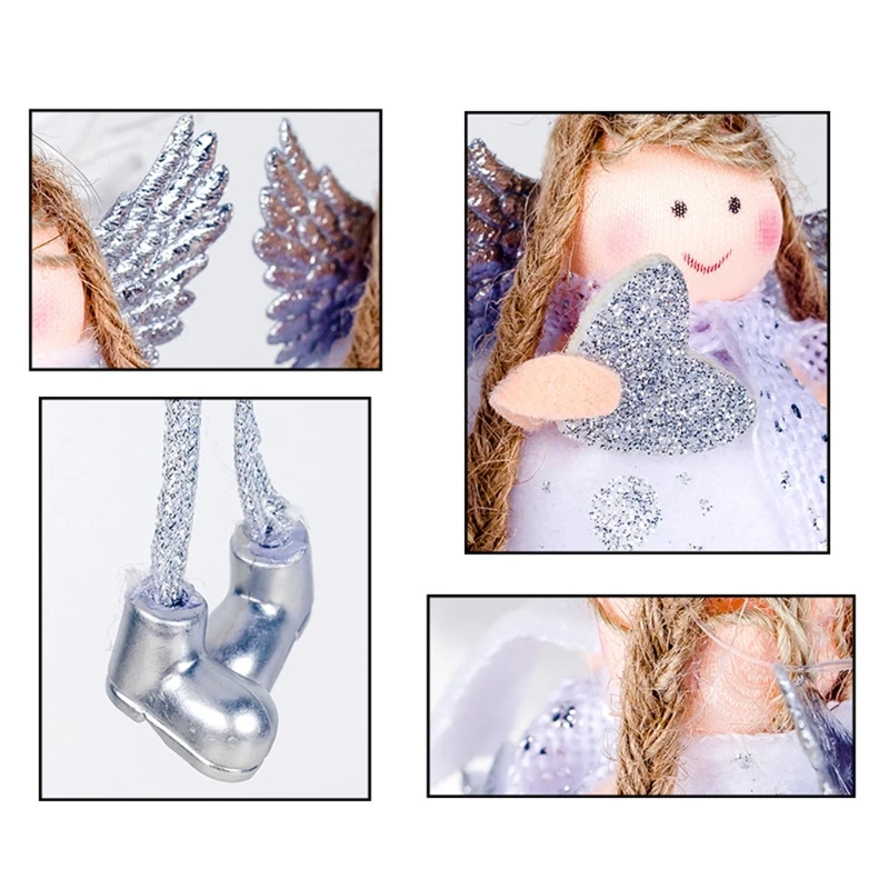 Милая Рождественская кукла настенные украшения домашние для праздника