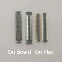 10pcs lcd display screen flex fpc connector for motorola moto e6 play e6play xt2029 xt2029 1 plug on motherboard 50pin