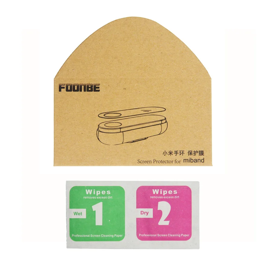 Защитная пленка для экрана Mi Band 4 цветная не закаленное стекло | Электроника