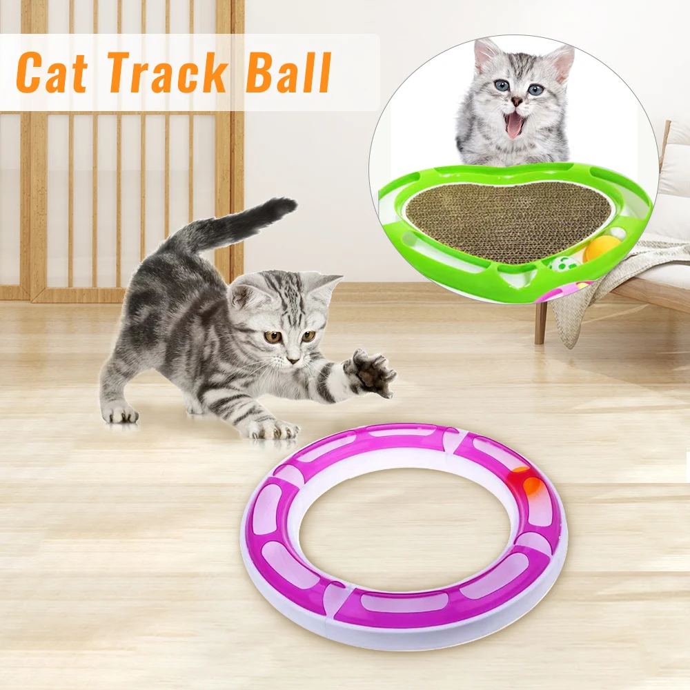 Интерактивная трековая игрушка для кошек обучающая настраиваемая игровая котят