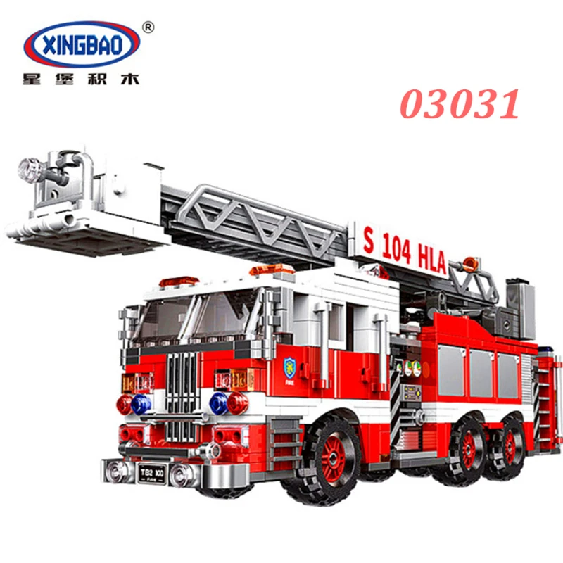 XINGBAO 03028/03029/03030/03031 городской пожарный грузовик серии 4 стиля двигатель