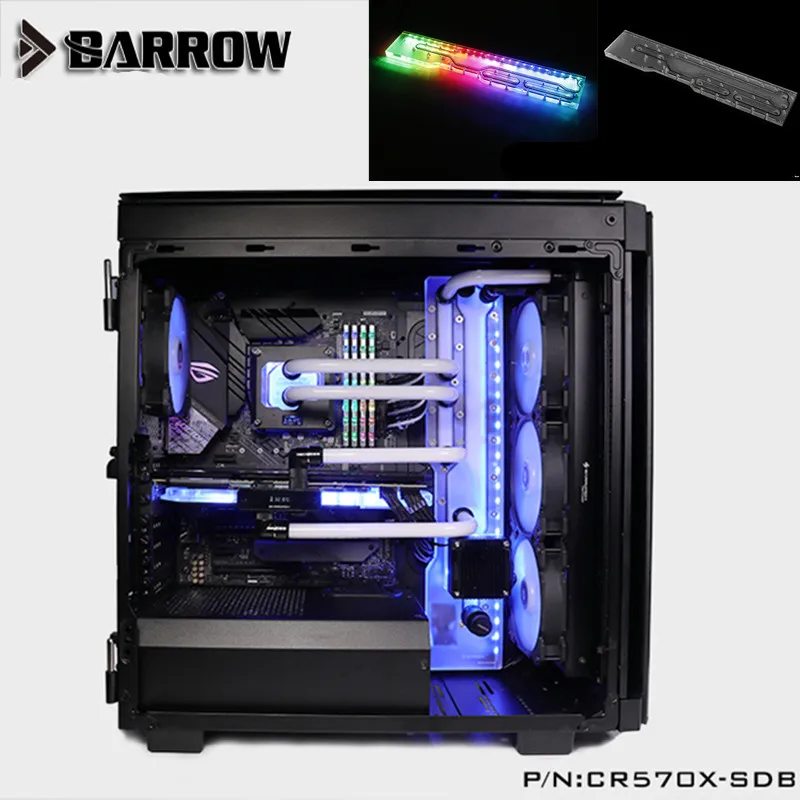 Barrow Distro Plate для CORSAIR 570X/500D чехол дефлектор водной дорожки ПК система жидкого