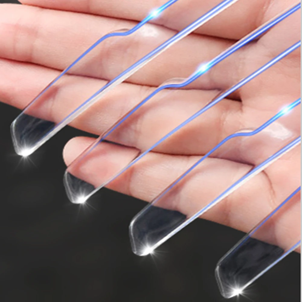 4PCS Automobile Door Modified Anti-collision Strip Affixed With Transparent Carbon Fiber Scratch-proof Decorative Car | Автомобили и