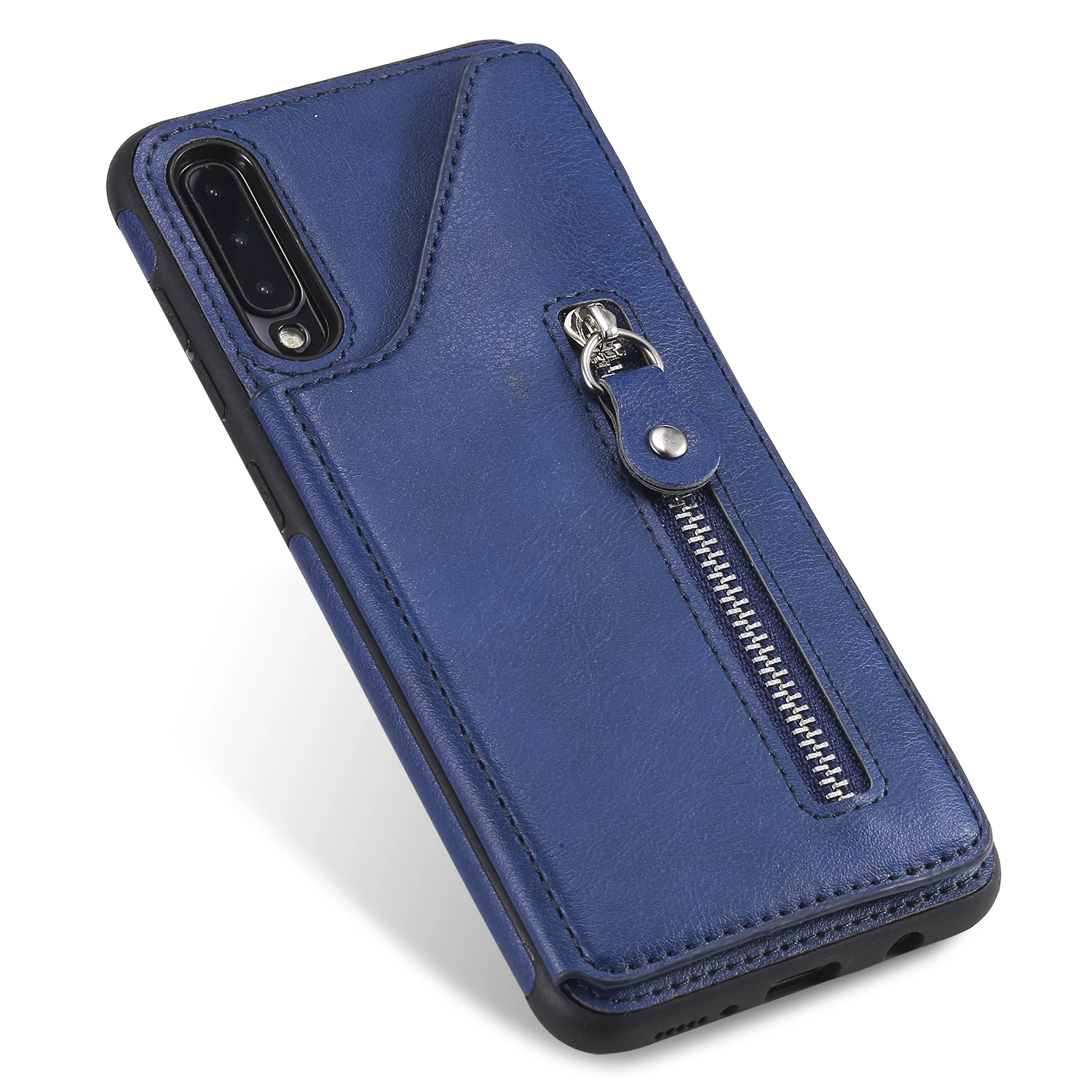 Классическая сумка на молнии для Samsung Galaxy A50 ударопрочный чехол кошелек с