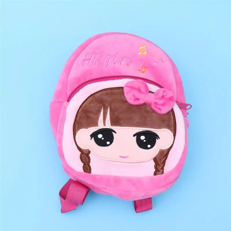 Яркая 3D игрушка в мультяшном стиле плюшевая школьная сумка для дошкольников