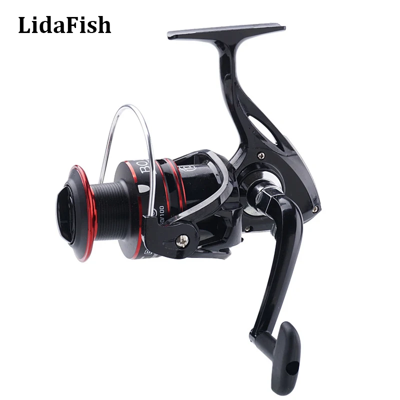 LIDAFISH Brand Fishing Reel 12+1 BB Spinning Reel Full Metal Handle Metal Spool Fishing Accessories