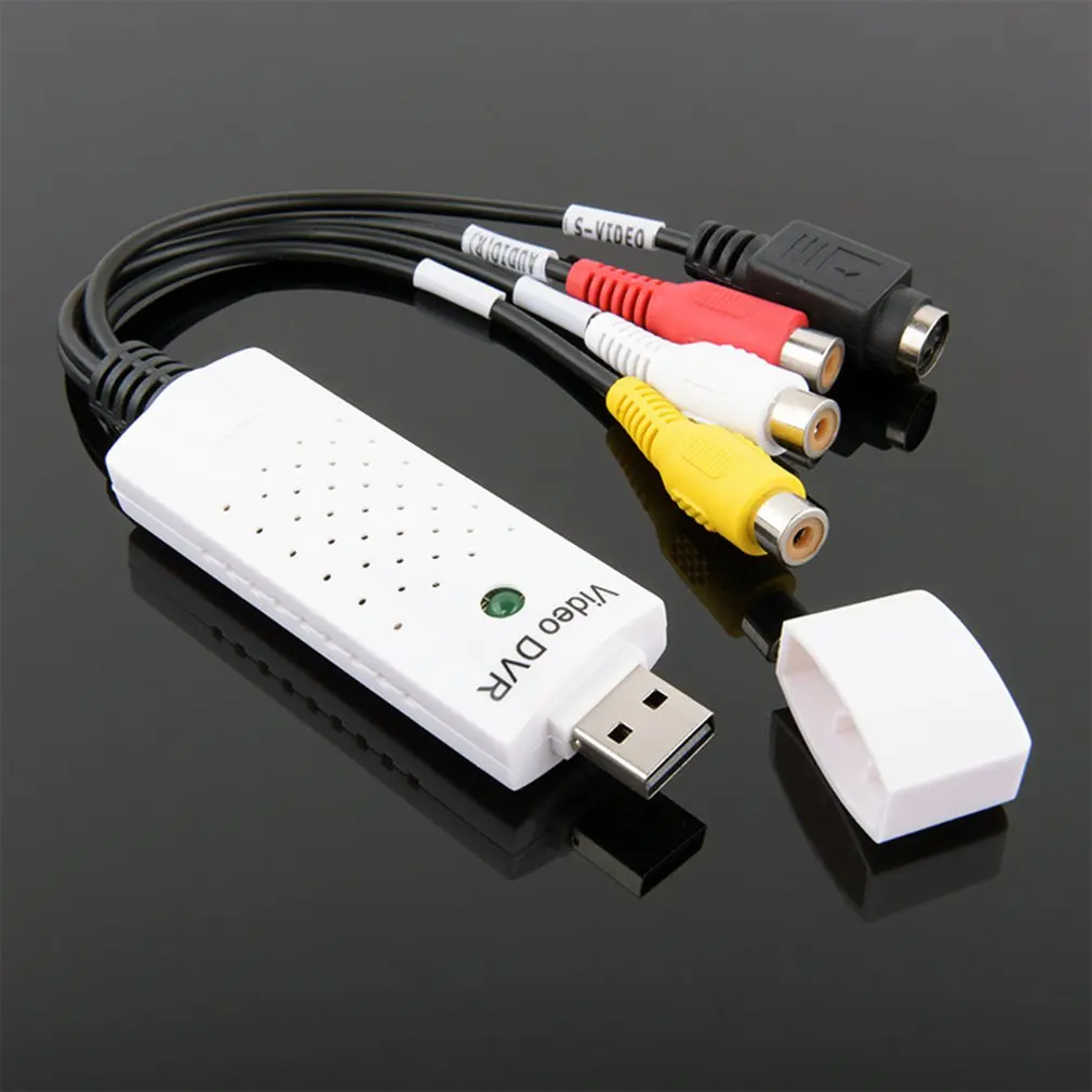 Адаптер захвата видео USB 2 0 чипсет U TV 007 ТВ DVD VHS адаптер аудио S-видео конвертер с
