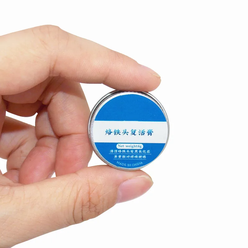

Refresher Solder Cream Tip Clean Electrical Soldering Iron for Oxide Iron Head Lead-Free Cleaning Welding Fluxes Solder Paste