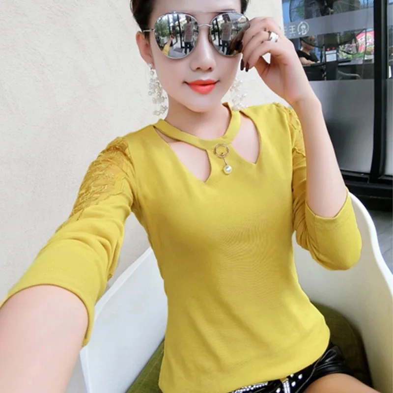 

T-Shirt Women yellow Short Sleeves Shirt 100% Cotton Awesome Femme Summer Top