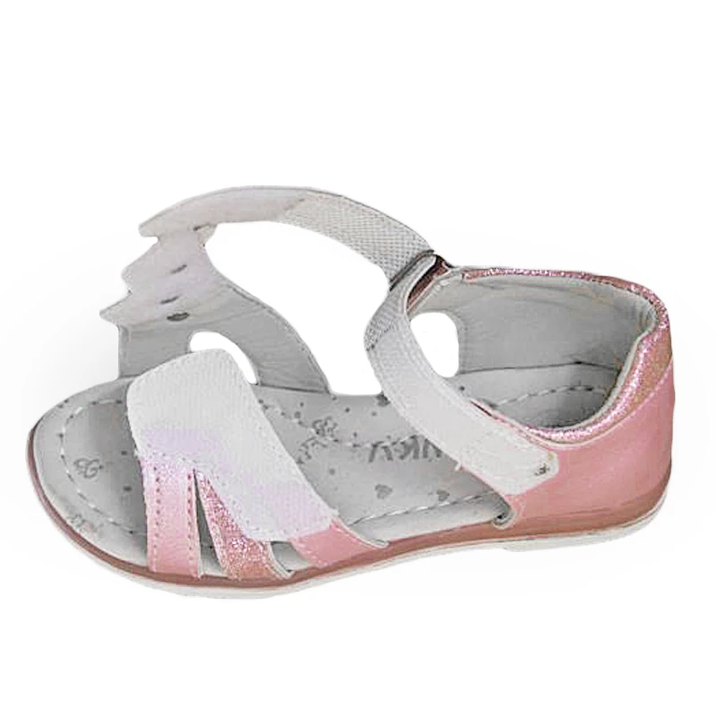 Новинка Модные ортопедические кожаные сандалии 1 пара Детская обувь для девочек