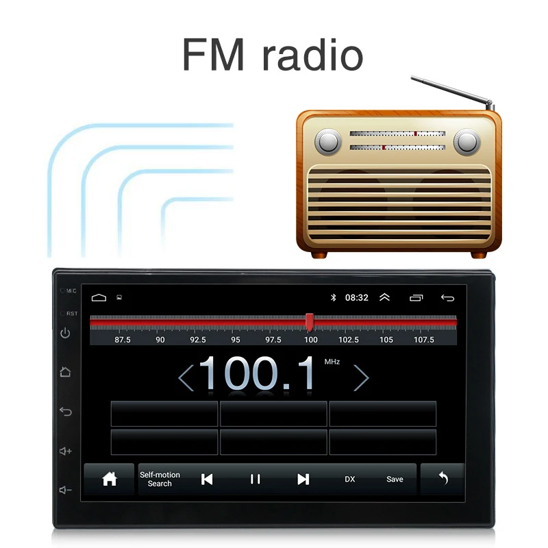 9 дюймов Android 8 1 универсальный автомобильный Радио 2Din Автомобиль Dvd плеер с Gps