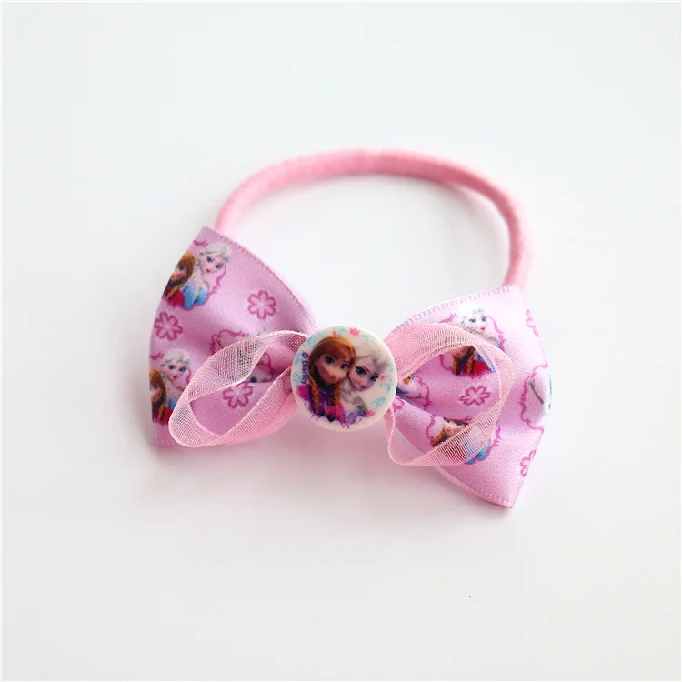 

Disney Original Cosplay Children's Hair Accessories Frozen Elsa Hair Rope Anime Headwear Hair Tie Rubber for Child14DC00015