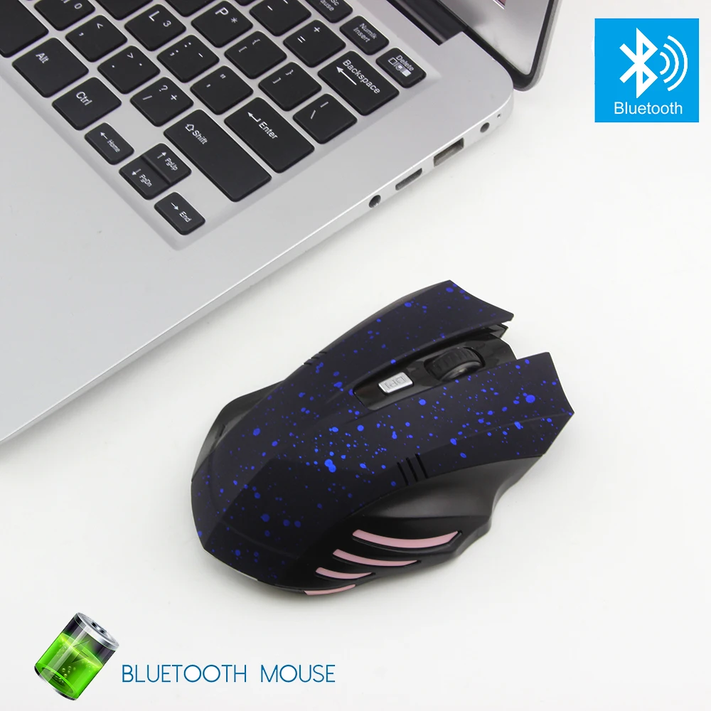 Беспроводная Bluetooth мышь CHYI перезаряжаемая эргономичная Бесшумная 1600DPI