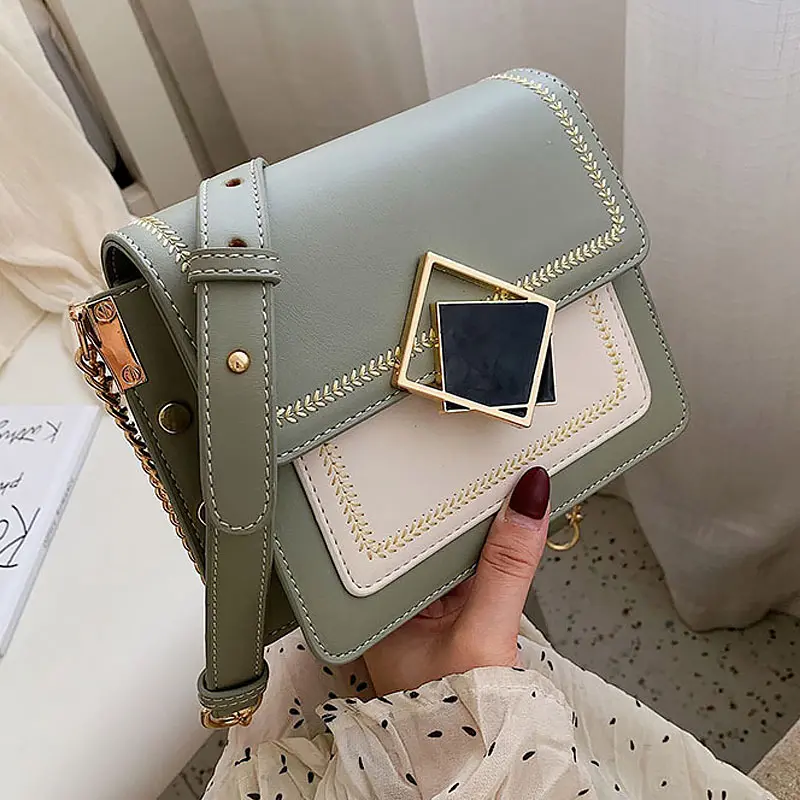 Сумки через плечо из искусственной кожи для женщин новинка 2021 Маленькая женская