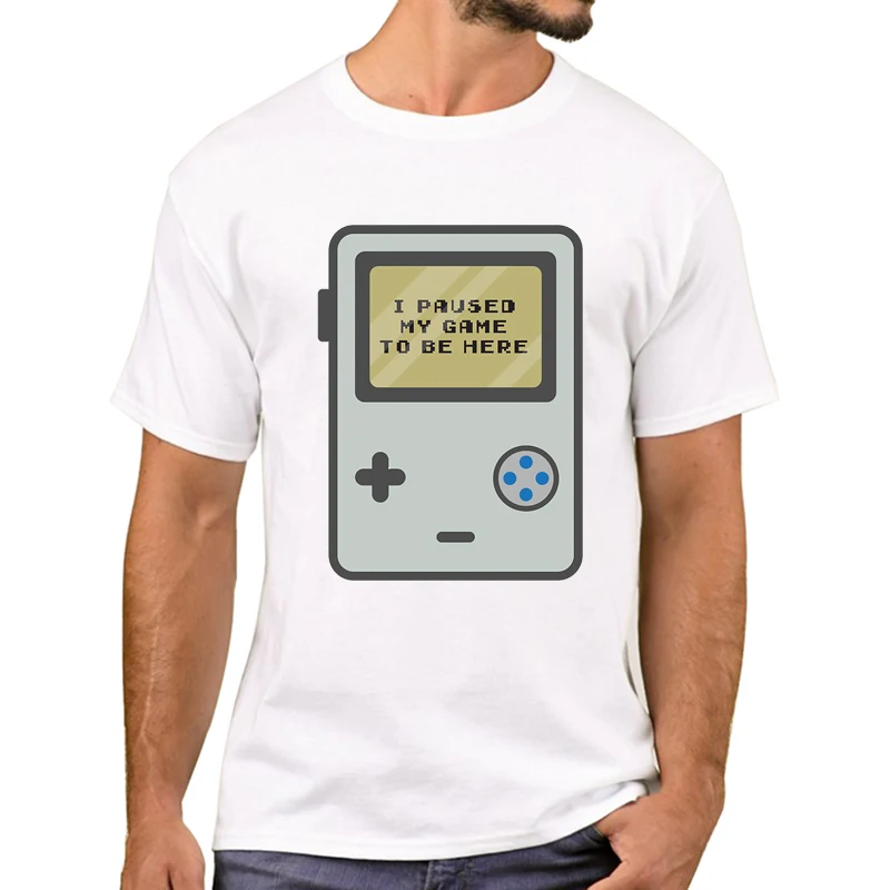 TEEHUB Lustige Gamer Gedruckt Männer T-Shirt Hipster Level Up T Shirts Kurzarm T-shirts Cool T – Detail 7