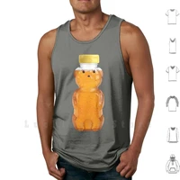 honey bear tank tops vest 100 cotton honey bear sweet bees bee insect food condiment sugar syrup