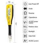 Цифровой измеритель емкости 990C SMD для диодов, пинцет сопротивления, тестер батареи, с запасным тестовым штифтом