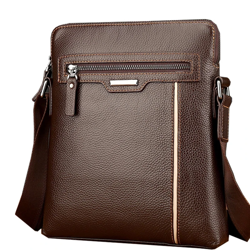 Weysfor Leather Male Casual Shoulder Messenger Bag Fashion Crossbody Bag Bolsas Business Tote Mochila Satchel Handbag