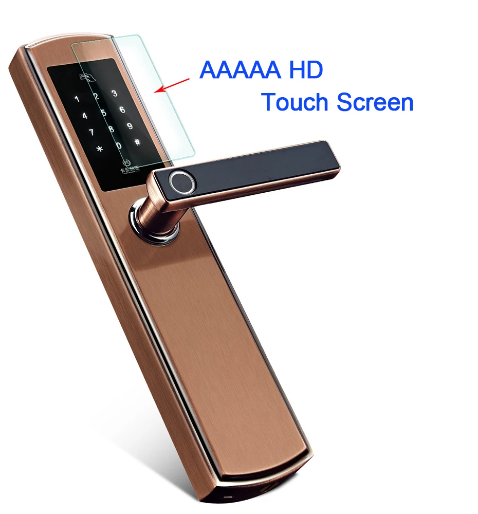 Smart Biometric Fingerprint Lock with Digital Password RFID Card Key Electronic Smart Fingerprint Door Lock keyless lock