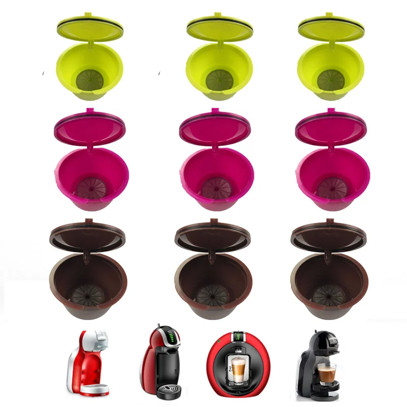 3 шт. фильтры для кофе всех моделей Nescafe Dolce Gusto универсальные кофейных капсул