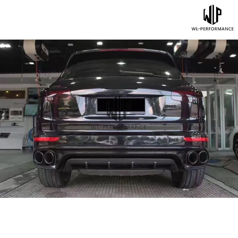 Высококачественный автомобильный Стайлинг из углеродного волокна задний бампер