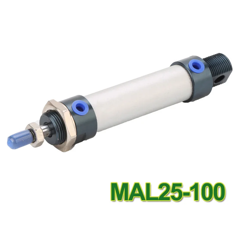 

MAL25-100 высокое качество двойного действия пневматический небольшие баллоны из алюминиевого сплава с фокусным расстоянием 25 мм диаметр 100 мм ...
