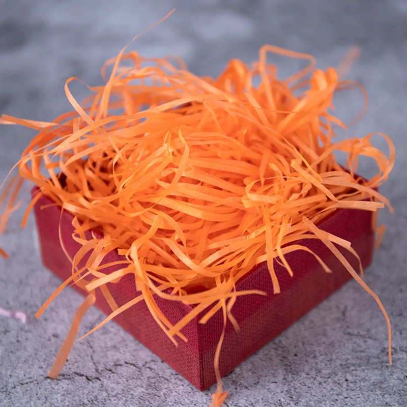 100 г Raffia джутовая Свадебная вечеринка измельченный рифленый бумага конфетти Подарочная Упаковка конфет Материал Филлер для подарочной упаковки украшения для дня рождения