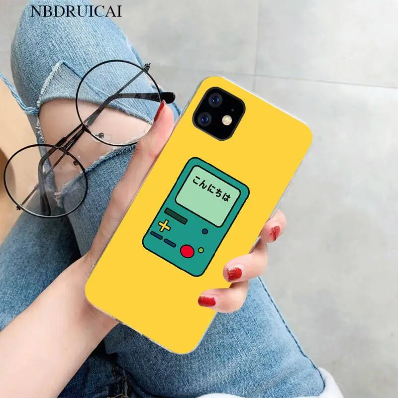 

PENGHUWAN Gameboy Game Boy Custom Photo Soft Phone Case for iPhone 11 pro XS MAX 8 7 6 6S Plus X 5S SE XR cover