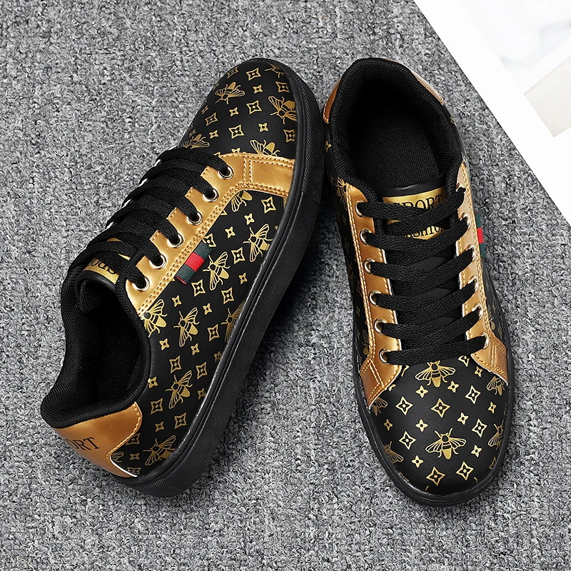 

Дизайнерские мужские туфли на шнуровке, дышащая кожаная обувь, роскошные повседневные кроссовки унисекс, Мужская Вулканизированная обувь, ...