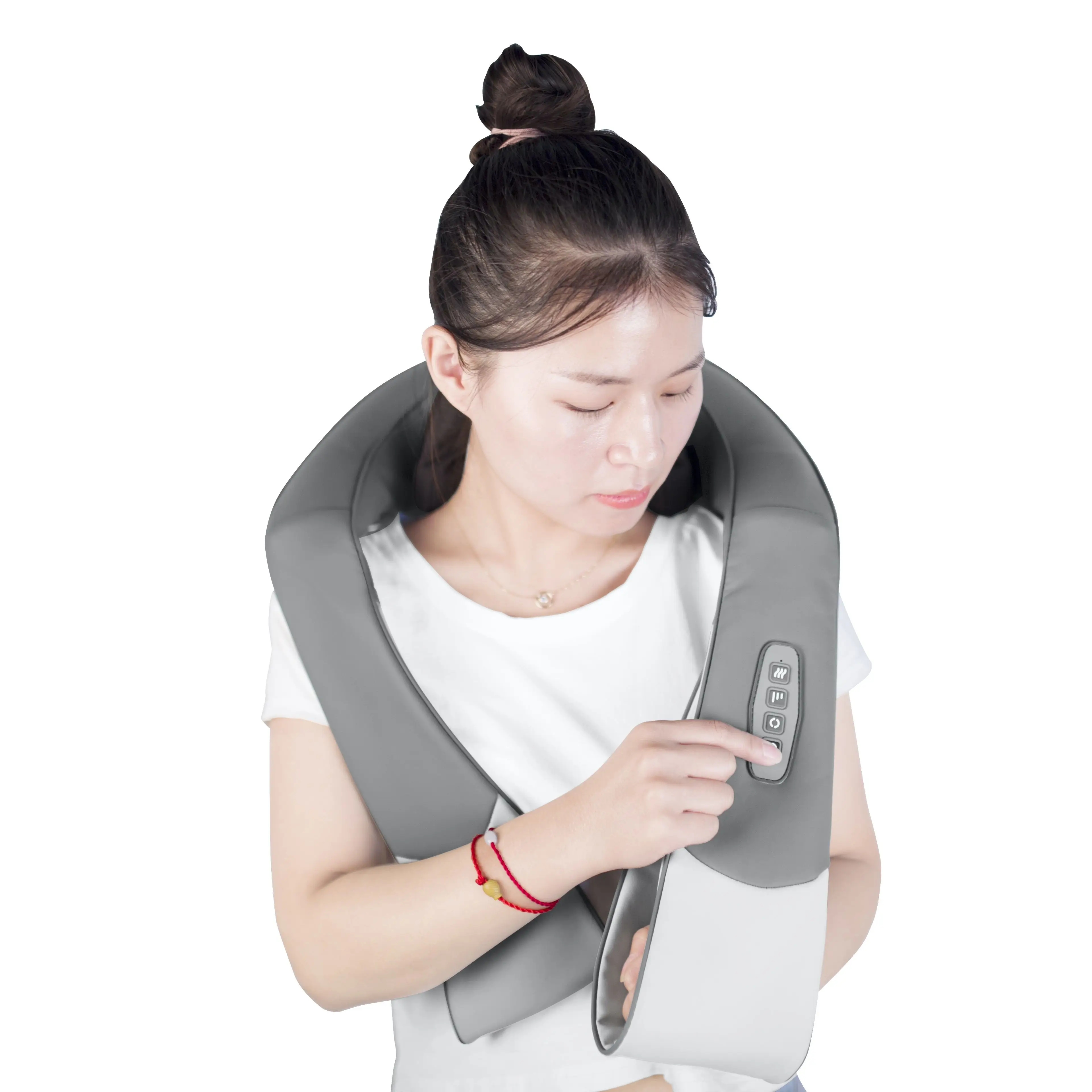 

2021 New Heating 3D Imitate-Human Kneading Electronic Massage Shawls Belt With CE RoHS FCC Ceitified