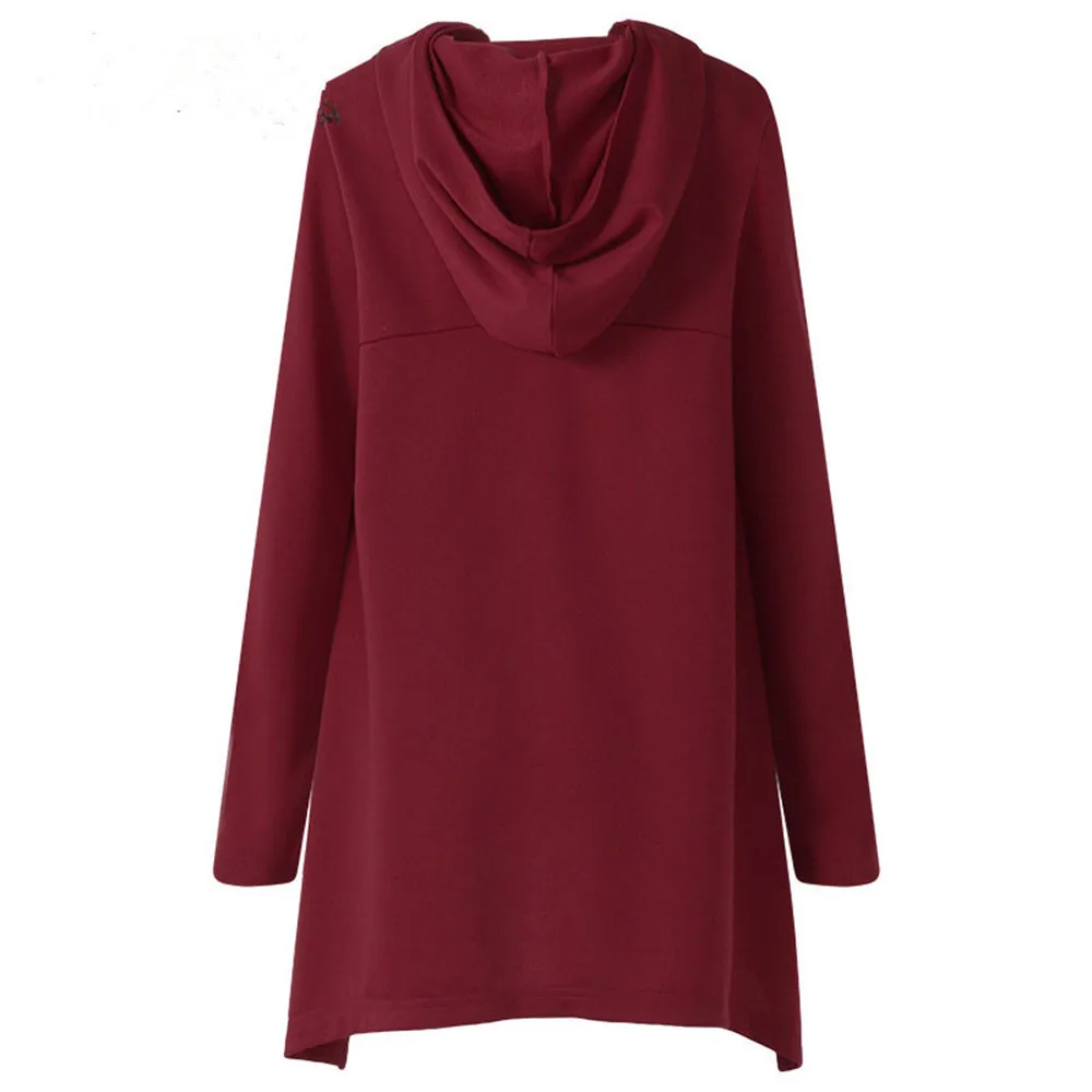 Женская толстовка в клетку с длинными рукавами толстовки топы блузка капюшоном