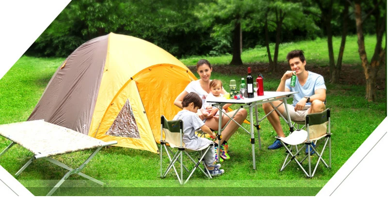 

Outdoor Folding Table Camping Aluminium Alloy Picnic Table Waterproof Durable Folding Table Desk For Beach table