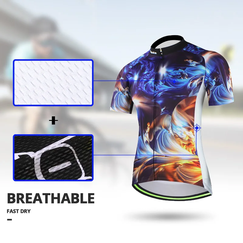 Aogda 2019 Мужская велосипедная майка Maillot Ciclismo для улицы быстросохнущая одежда топы