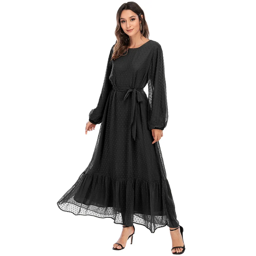 Eid Mubarak Abaya Дубайский хиджаб мусульманское платье Арабские турецкие африканские