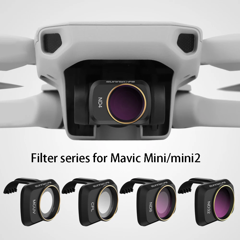 Фильтр объектива камеры DJI Mini 2 MCUV ND4 8 16 32 CPL набор фильтров для Mavic Mini/Mini SE ND Фильтры
