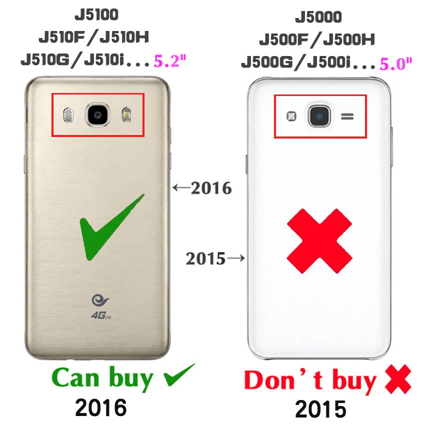 360 откидная крышка кожаный чехол портмоне для телефона Samsung Galaxy J5 2016 J 5 2015 SM J510 J510F