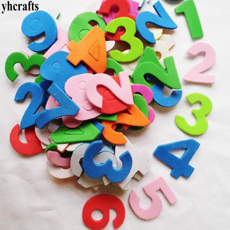 95PCS numbers 1 упаковка/Партия. Набор для скрапбукинга с изображением животных на ферме. Ранние развивающие игрушки для детского сада художественные поделки игрушки ручной работы howework DIY - Цвет: 95PCS numbers