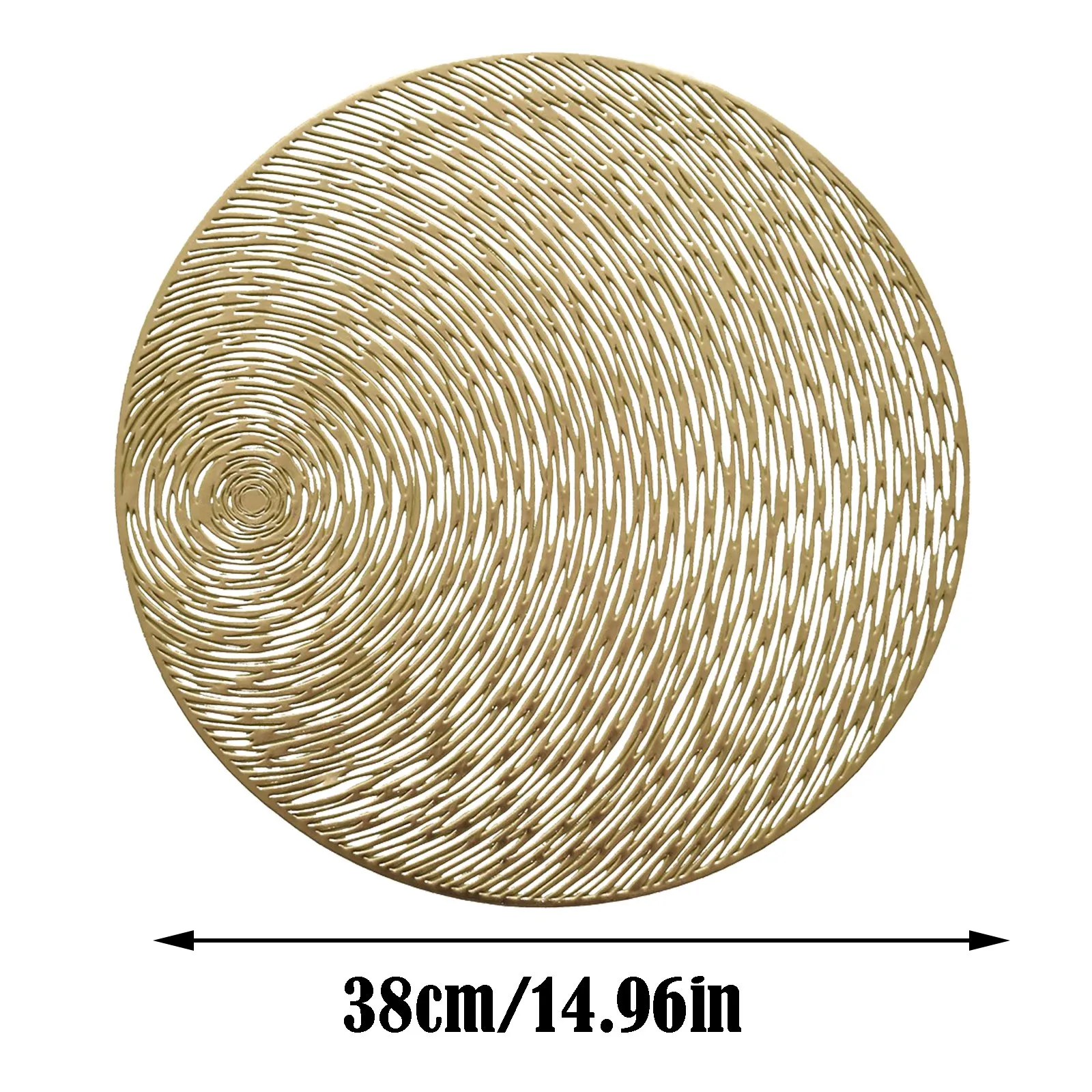 38 см Круглый термостойкий виниловый коврик для посуды и столовых приборов, подставка под напитки, противоскользящая держатель горшка, коврик для стола, кухонные аксессуары Nordic on.