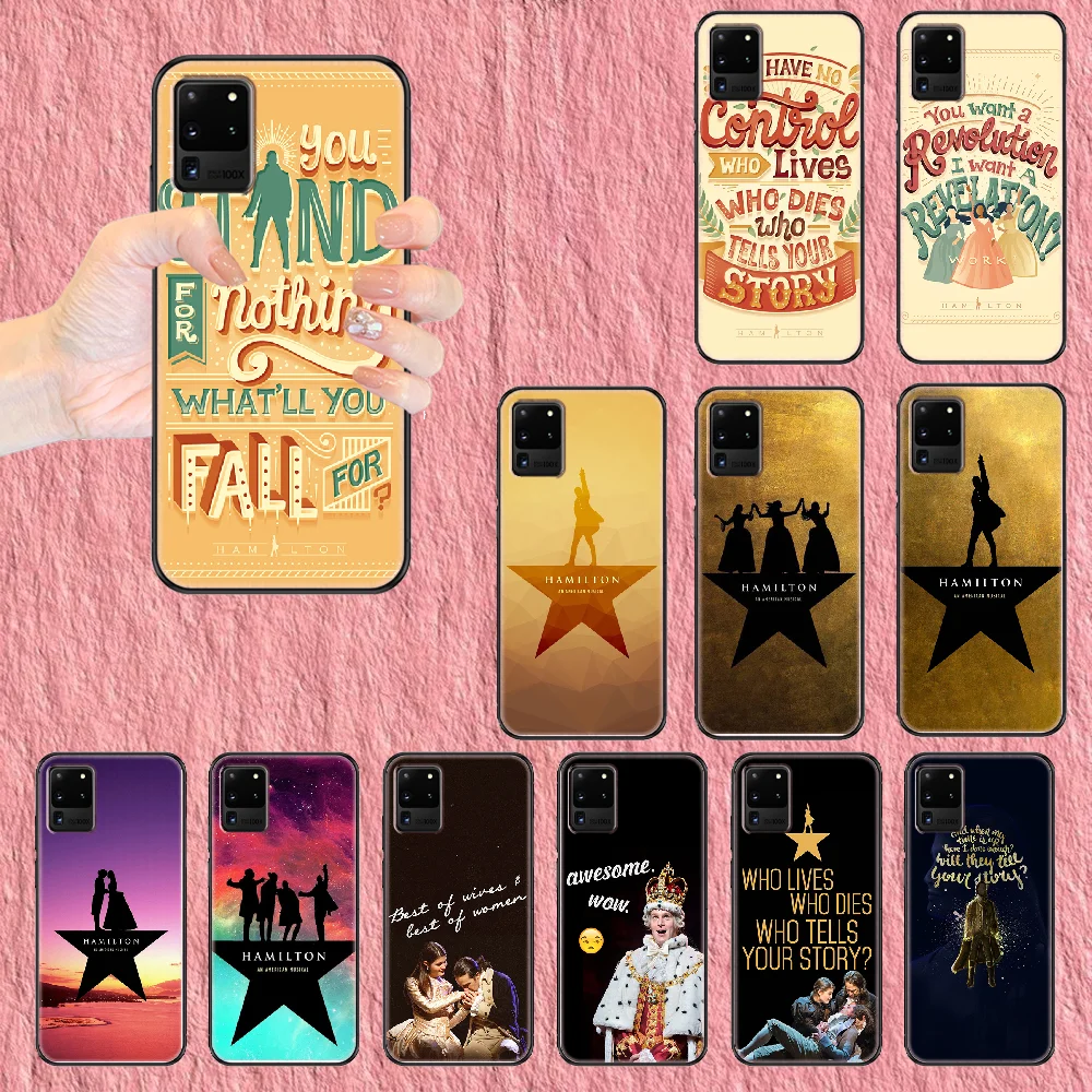 Гамильтон музыкальный текст чехол для телефона Samsung Galaxy Note 4 8 9 10 20 S8 S9 S10 S10E S20 плюс