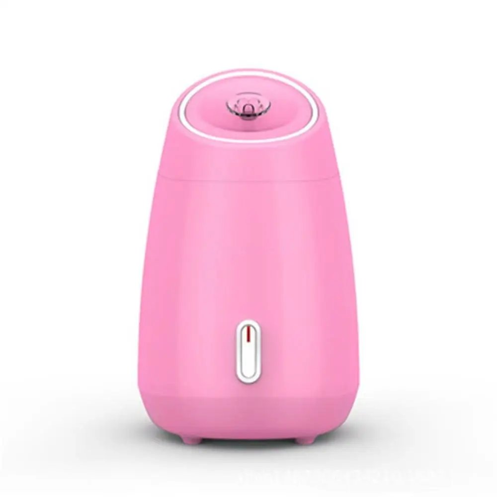 pink Deep Cleaning Facial Cleaner Steamer Beauty Face Steaming Device Facial Steamer Machine Facial Thermal Sprayer Skin Care Tool - Цвет: pink