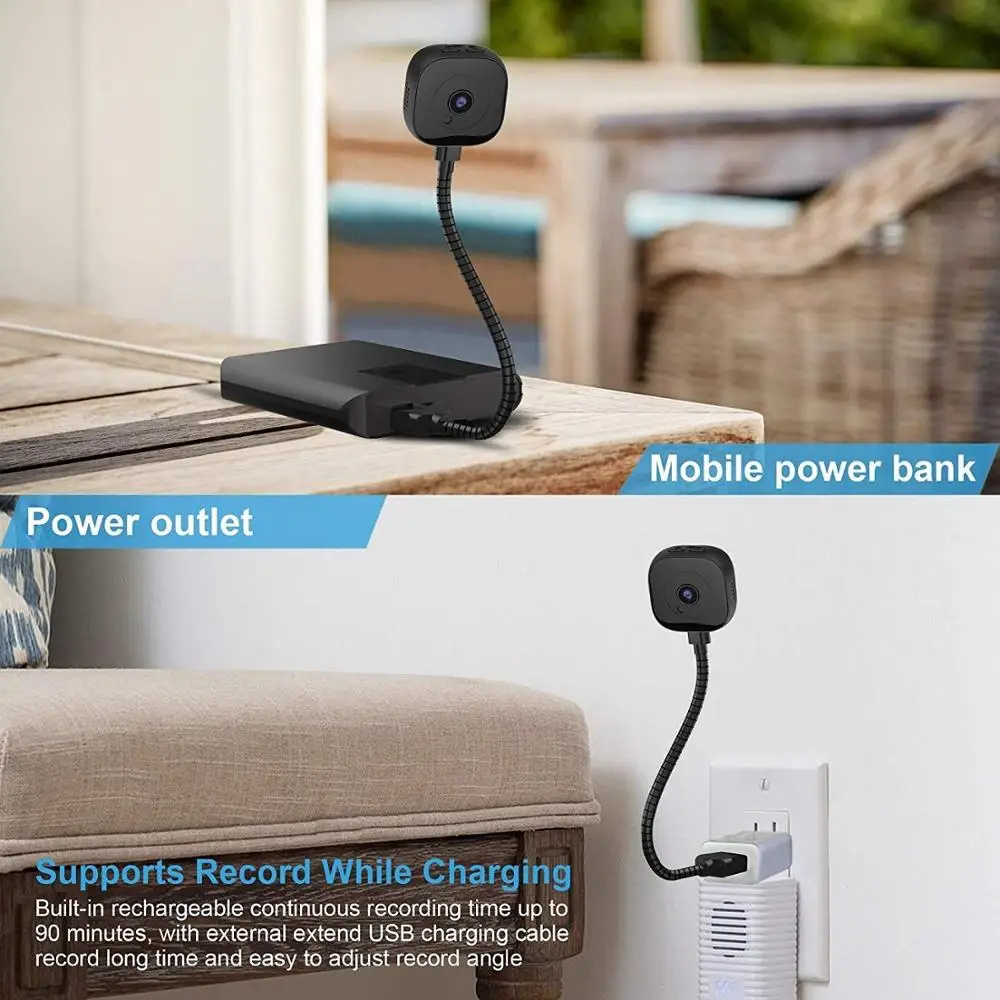 Мини камера 1080P с датчиком движения видеокамера для внутреннего/наружного