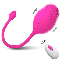 wireless rose vibrator female toy with remote control g spot simulator vaginal ball vibrating love egg adults sex toys for women