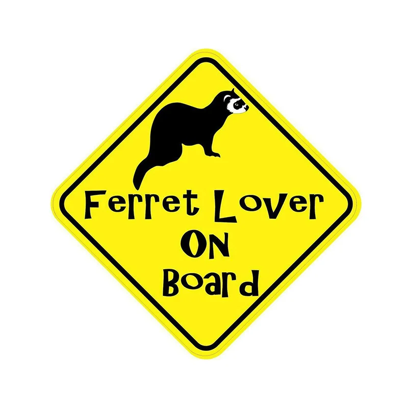 

Fashion for Ferret Rodent Do You Have A Problem Car Stickers Windows Waterproof Decal Laptop Bumper Decoration KK13x12cm