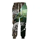 Брюки мужскиеженские с 3D-принтом, модные уличные штаны в стиле Харадзюку, повседневные, для рыбалки, осень