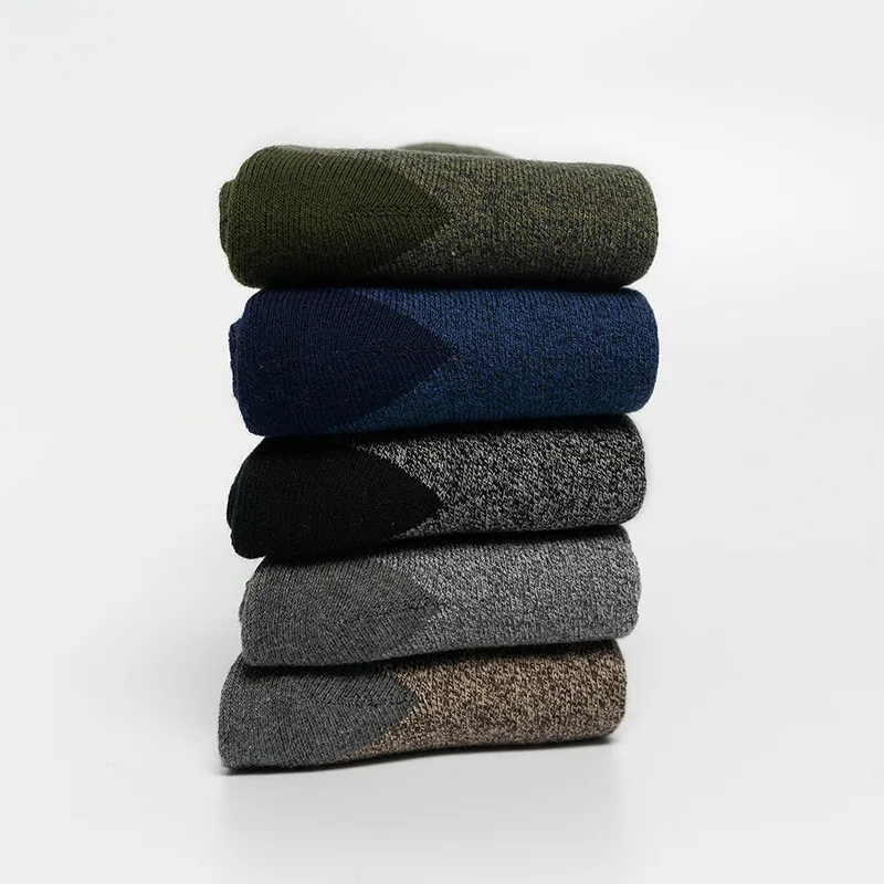 Sports Socks Terry Bottom Cycling Socks 5 PAIRS Hiking Socks Running Cotton Socks Sport Women Female Hiking Accessories Outdoor