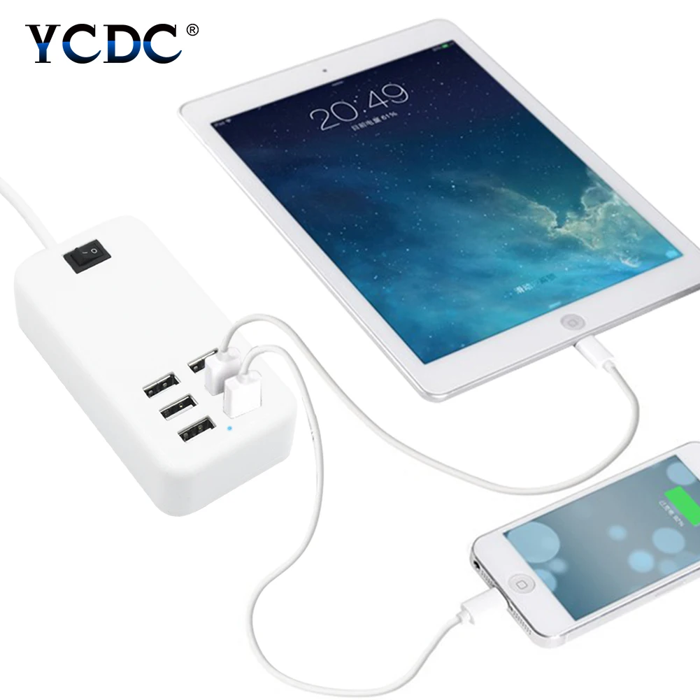 Зарядное устройство с 6 USB-портами 30 Вт | Электроника