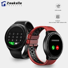 ZMAKSLLE MT3 Bluetooth Call Round Smartwatch Music Player Clock Fitness Tracker Men Women Sport Smartwatch for IOS Android Phone